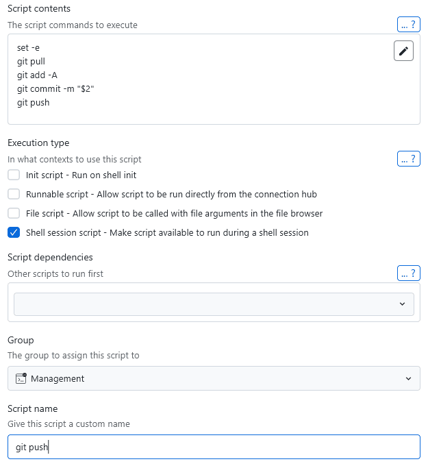 script-shell